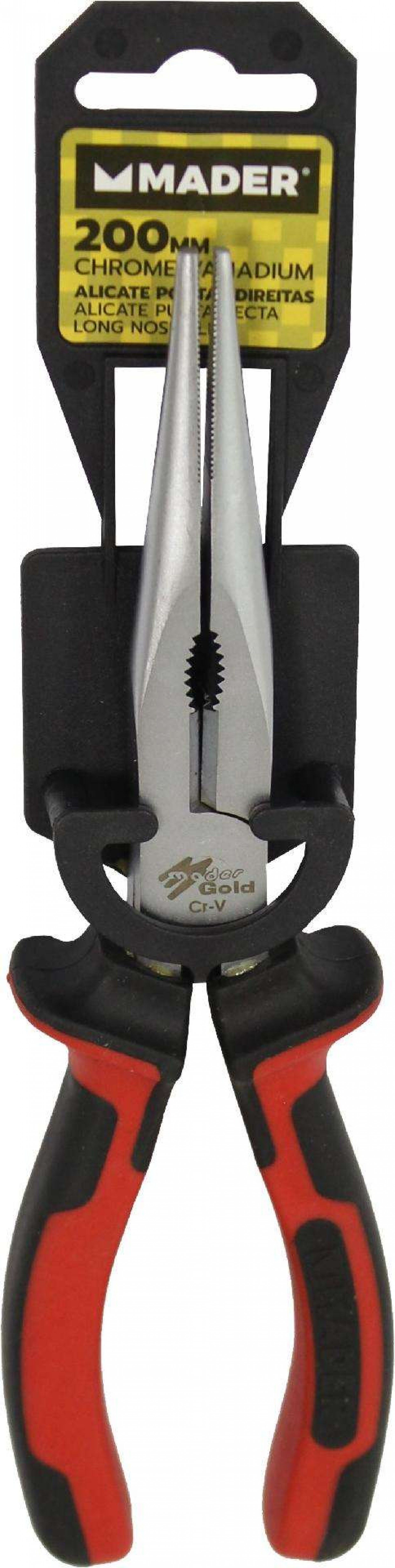 Alicate de Pontas Direita, CRV, 200mm refª 57730 MADER