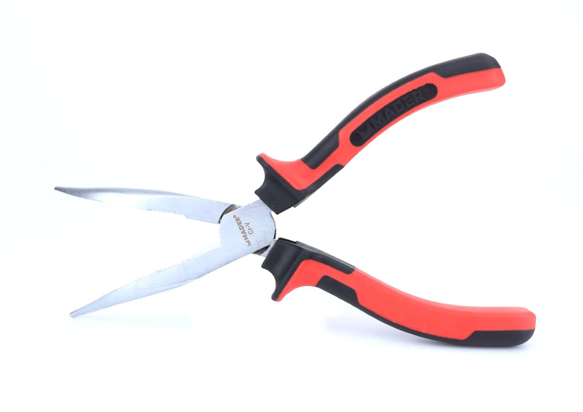 Alicate de Pontas Curvas, CRV, 200mm refª 57732 MADER