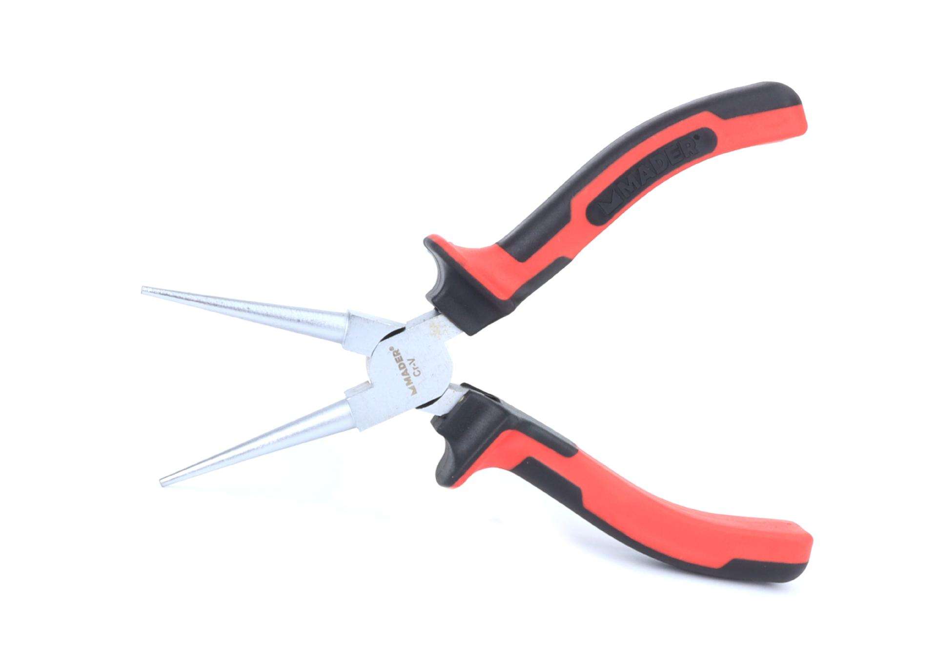 Alicate de Pontas Redondas, CRV, 160mm refª 57726 MADER