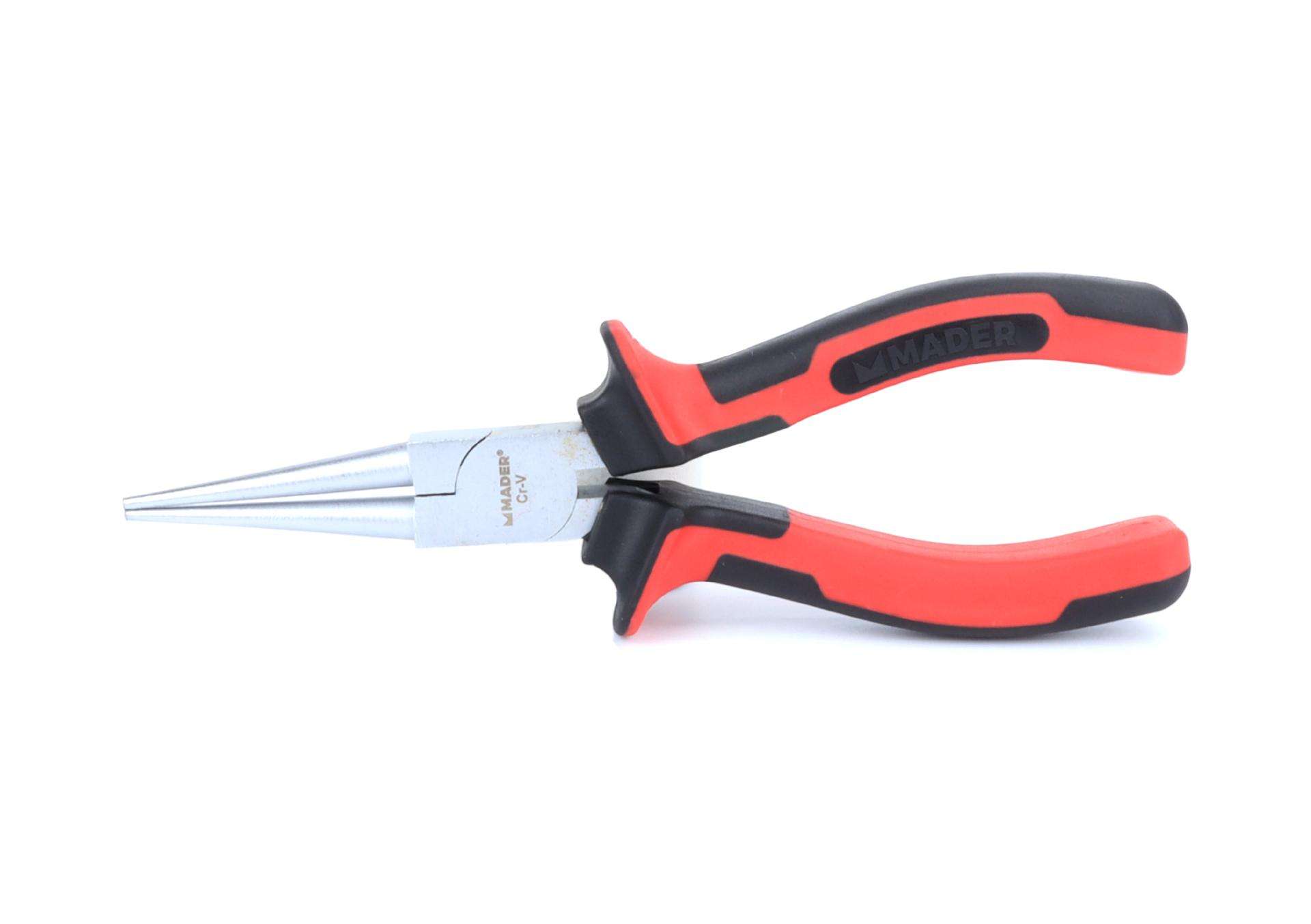 Alicate de Pontas Redondas, CRV, 160mm refª 57726 MADER