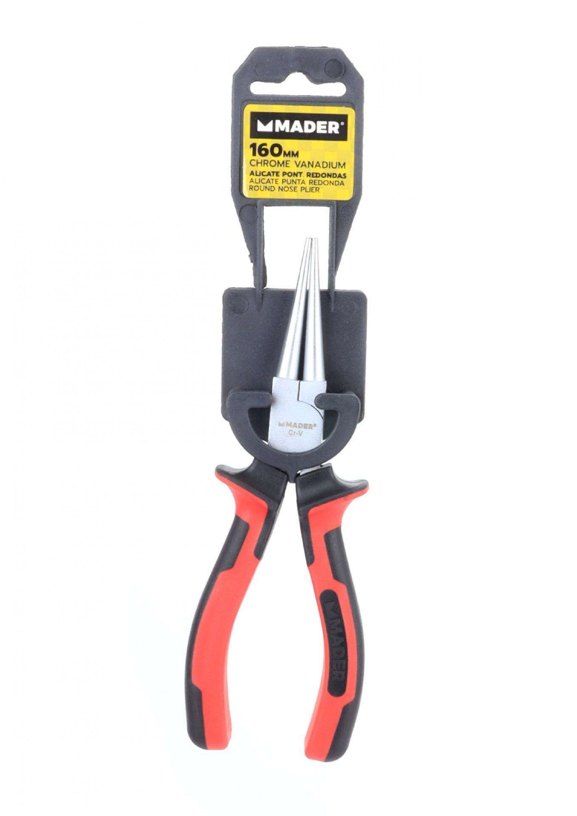 Alicate de Pontas Redondas, CRV, 160mm refª 57726 MADER