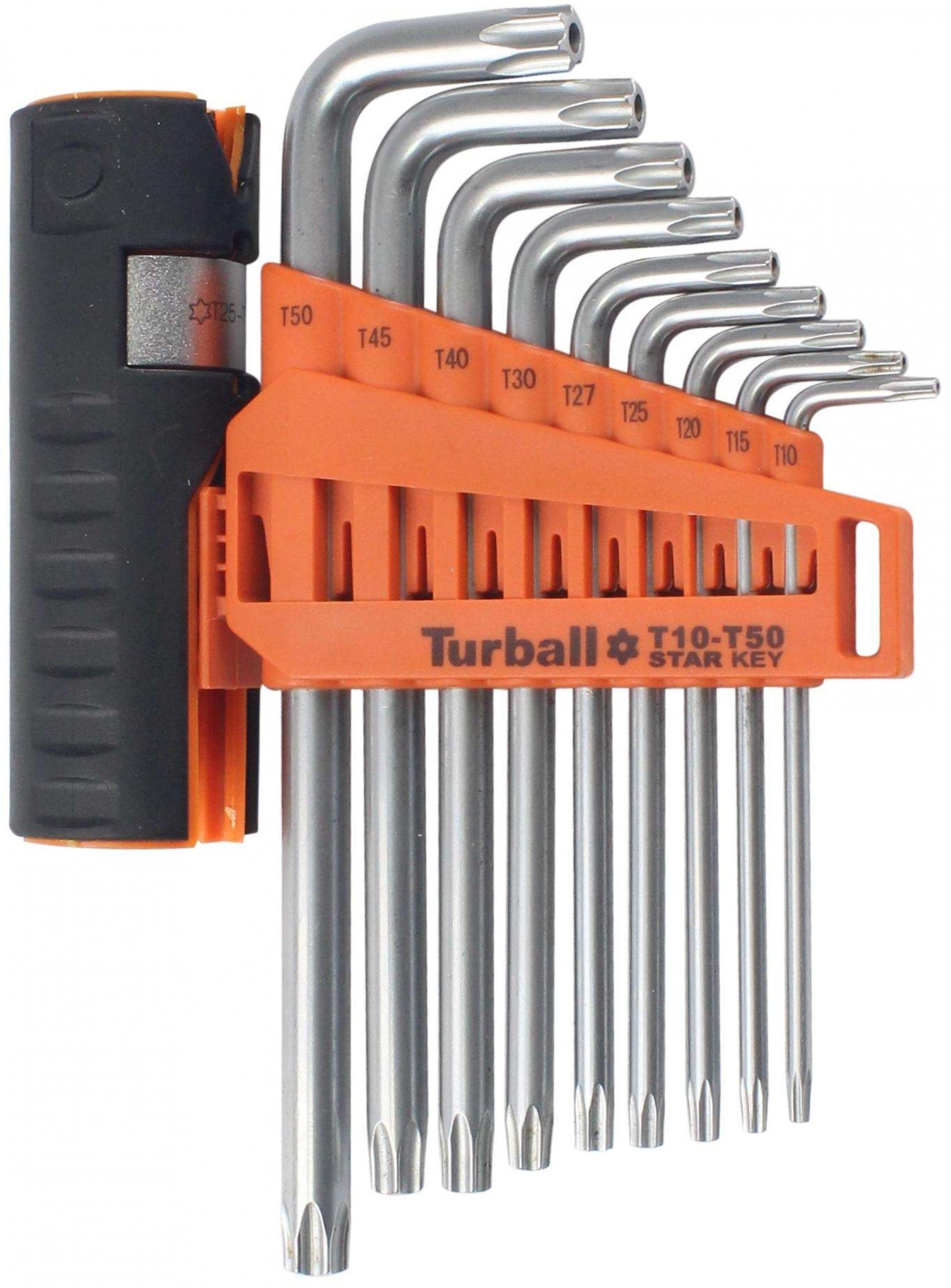 Chave Torx com Furo, com Adaptador, 9Un refª 57529 MADER