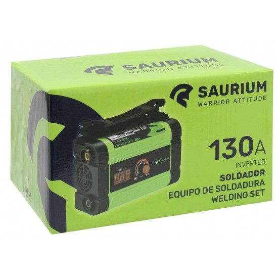 Soldador Inverter, 130A  ref 56960 SAURIUM