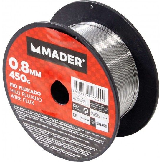 Fio Fluxado, 0.8mm, 450g ref 56754 MADER