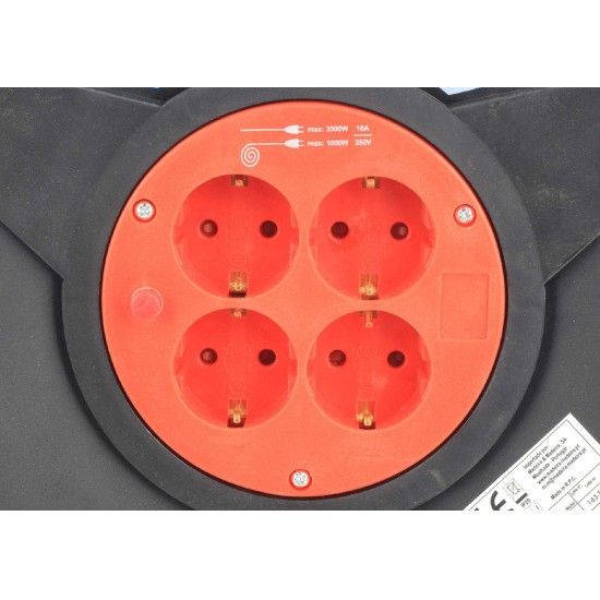 Extenso Eltrica, com Enrolador, 25m  ref 56732 SUPER POWER