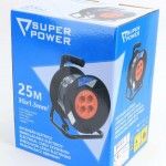 Extenso Eltrica, com Enrolador, 25m  ref 56732 SUPER POWER