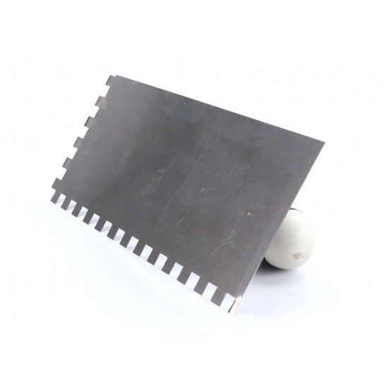 Talocha de Pedreiro Dentada, Ao Carbono, 280x130mm ref 56248 MADER