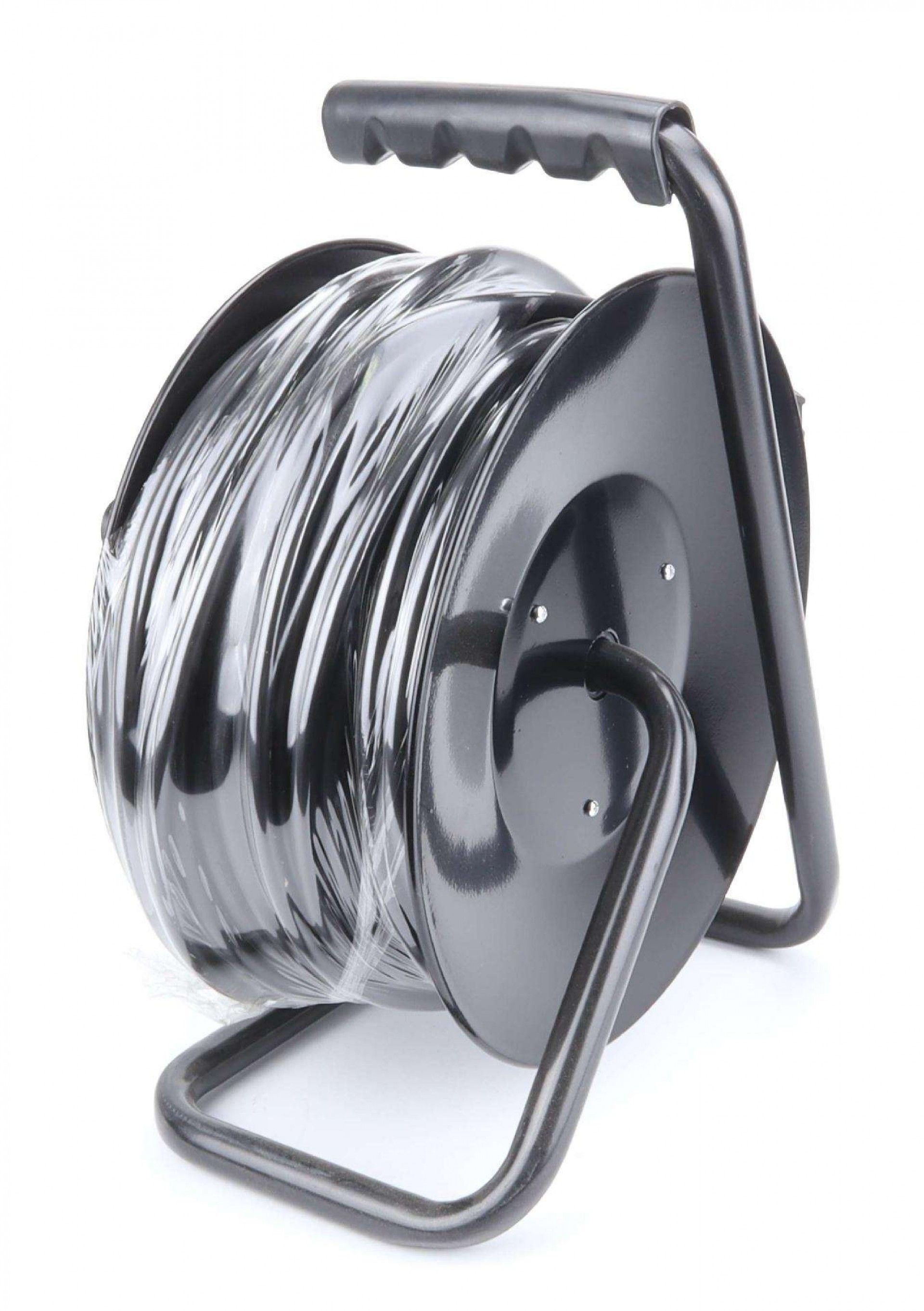 Extensão Elétrica, 50m, com Enrolador Metálico refª 56055 MADER