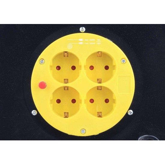 Extensão Elétrica, 50m, com Enrolador Metálico refª 56055 MADER Extensão Elétrica, 50m, com Enrolador Metálico refª 56055 MADER