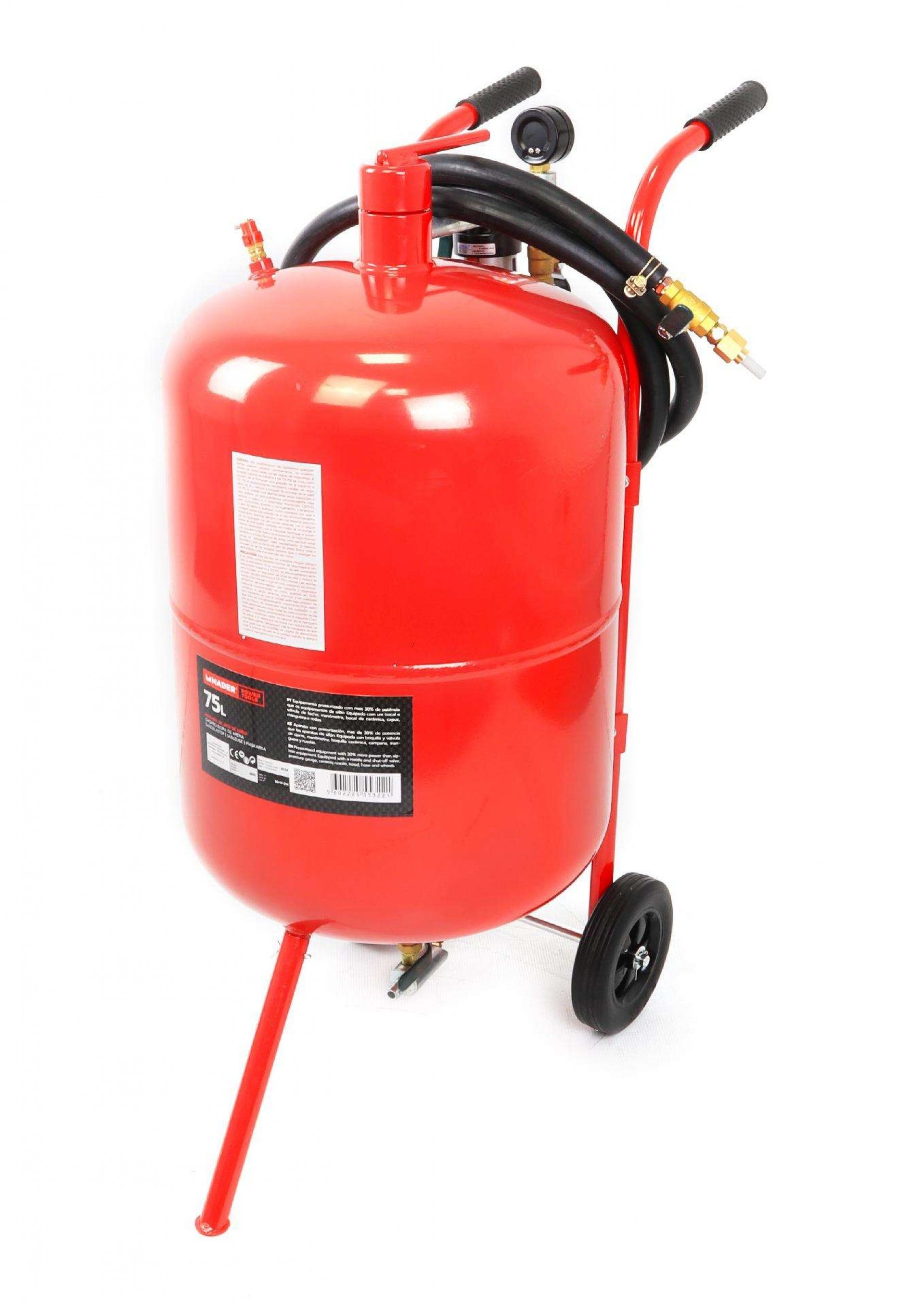 Máquina de Jato de Areia, com Depósito, 75L refª 55322 MADER