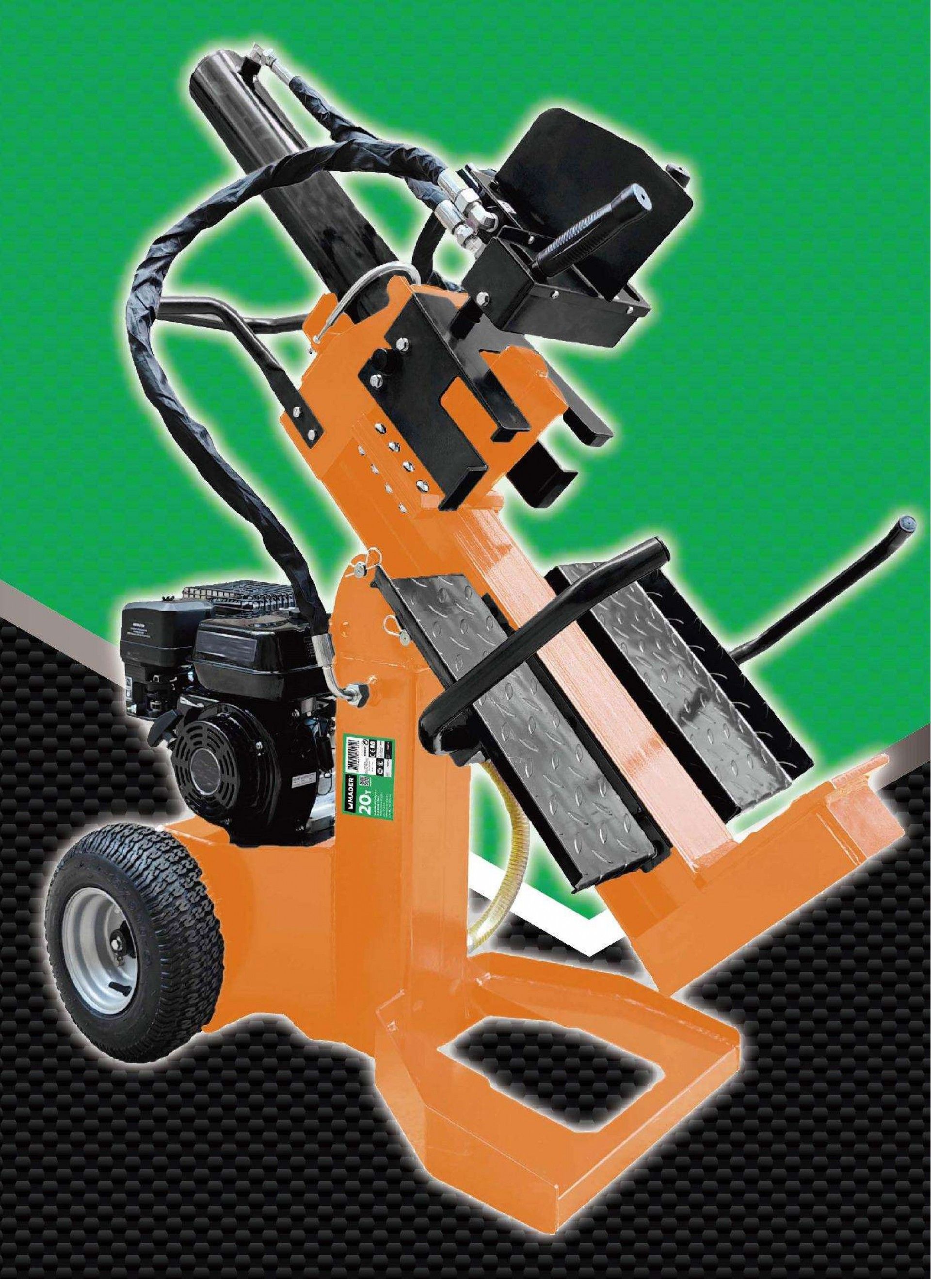 Rachador / Destroçador de Lenha 3 IN 1, 20T, 520mm refª 55190 MADER