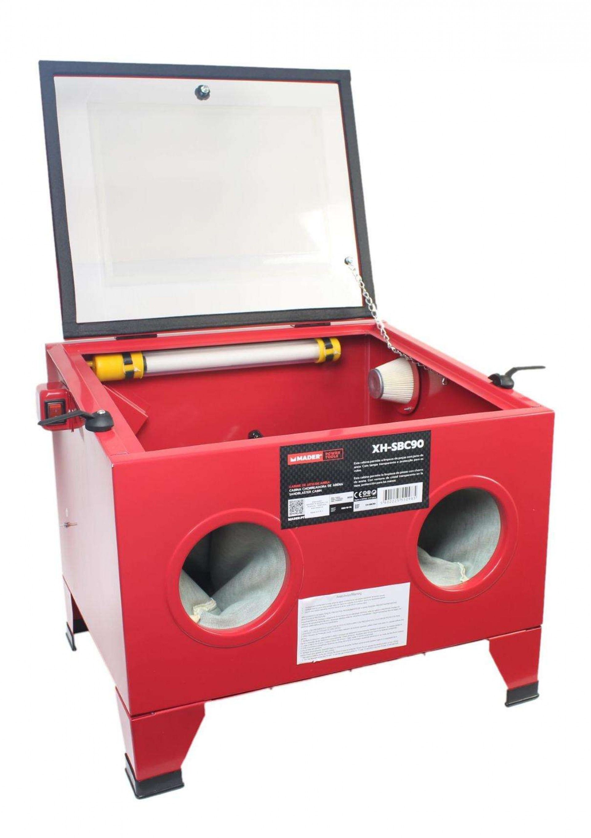 Cabine de Jato de Areia, 50x46x28cm refª 55098 MADER