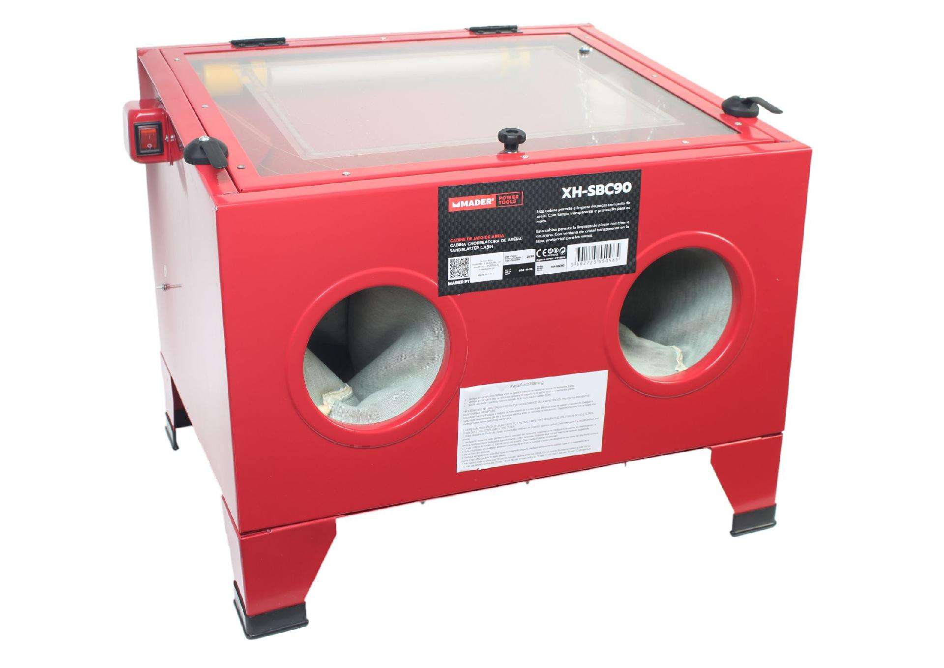 Cabine de Jato de Areia, 50x46x28cm refª 55098 MADER