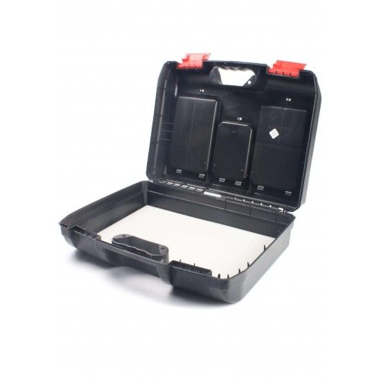 Mala para Ferramenta e Berbequim, 405x300x155mm refª 53789 ISIK Mala para Ferramenta e Berbequim, 405x300x155mm refª 53789 ISIK