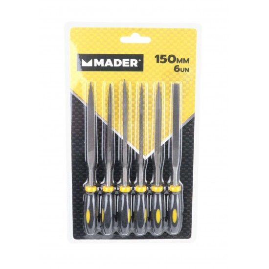 Kit Limas Precisão, 150mm, 6un refª 51632 MADER Kit Limas Precisão, 150mm, 6un refª 51632 MADER