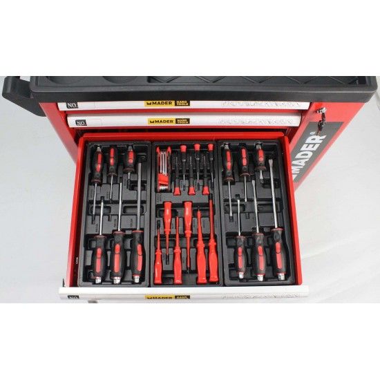 Carro de Ferramentas, 7 Divisrias, 156Un ref 51311 MADER