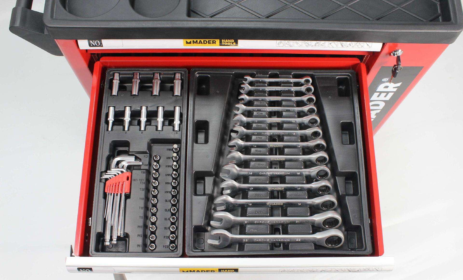 Carro de Ferramentas, 7 Divisórias, 156Un refª 51311 MADER