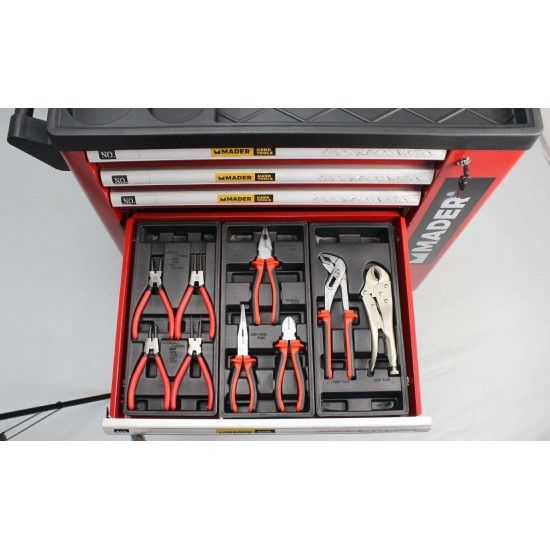 Carro de Ferramentas, 7 Divisrias, 156Un ref 51311 MADER