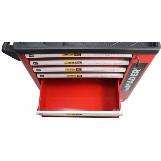 Carro de Ferramentas, 7 Divisrias, 156Un ref 51312 MADER