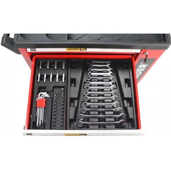 Carro de Ferramentas, 7 Divisrias, 156Un ref 51312 MADER