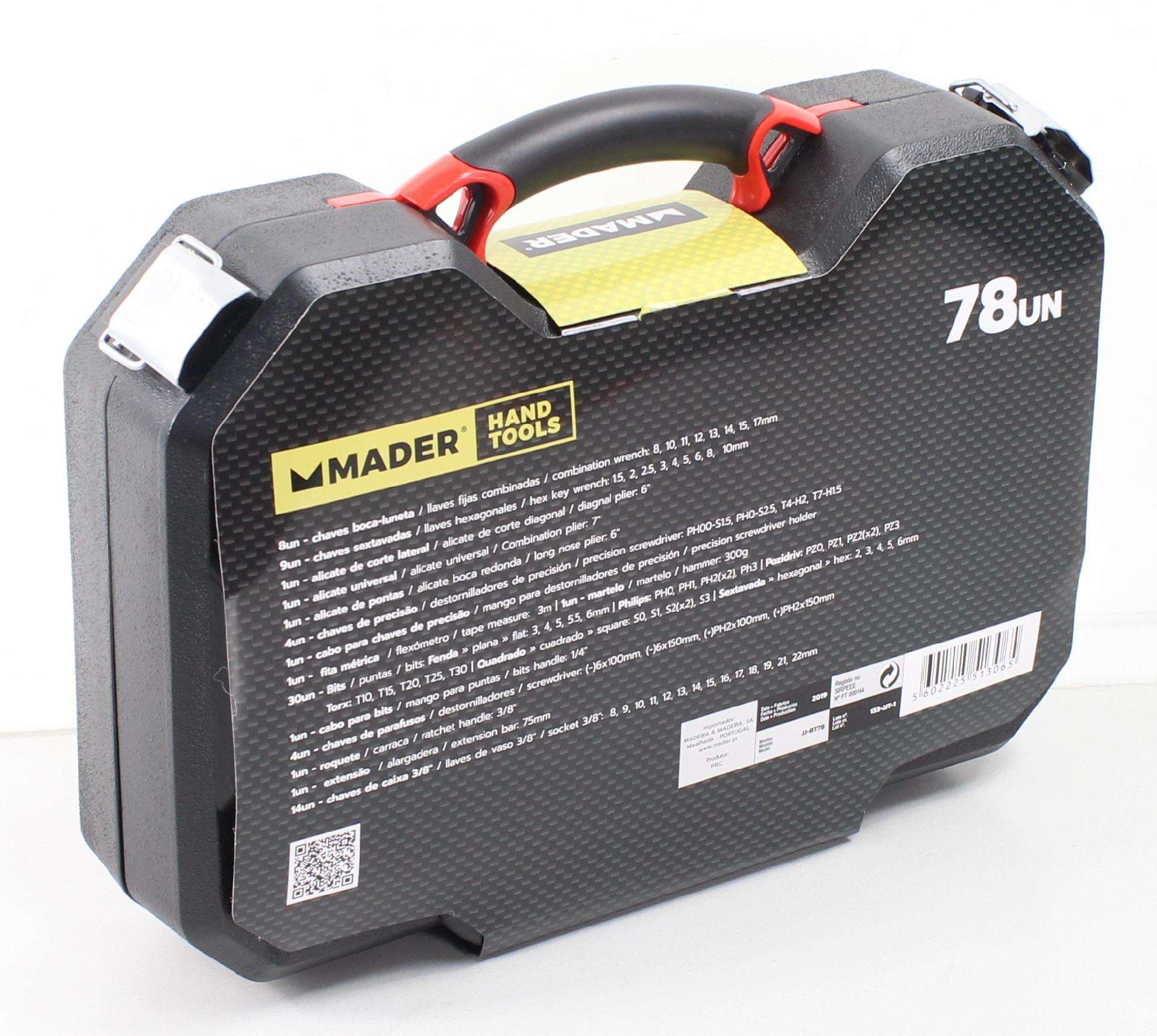 Mala de Ferramentas, 78Un refª 51306 MADER