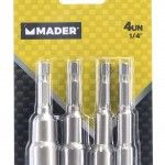 Bits Chaves de Caixa, Magn�tico, 1/4, 4Un ref� 51192 MADER