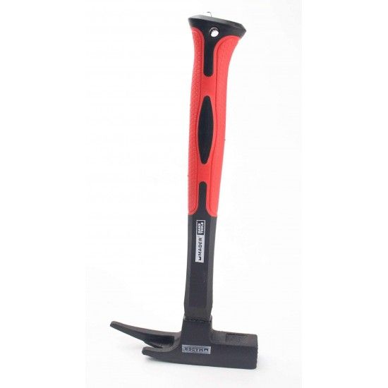 Martelo Cofragem, Cabo Fibra Vidro, TPR, 600g, 29mm refª 50714 MADER Martelo Cofragem, Cabo Fibra Vidro, TPR, 600g, 29mm refª 50714 MADER