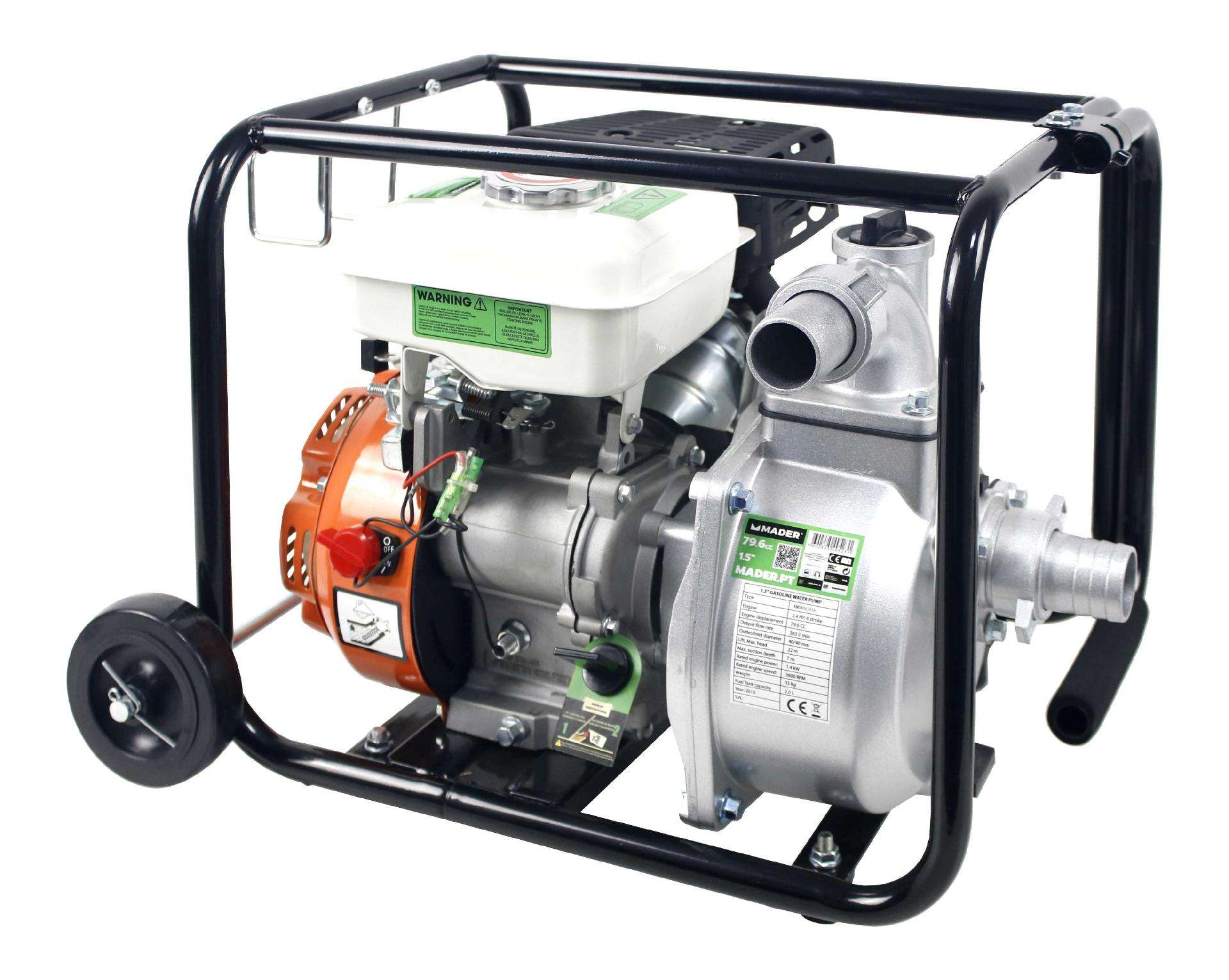 Motobomba, 2.4HP, 17000L/h refª 49523 MADER