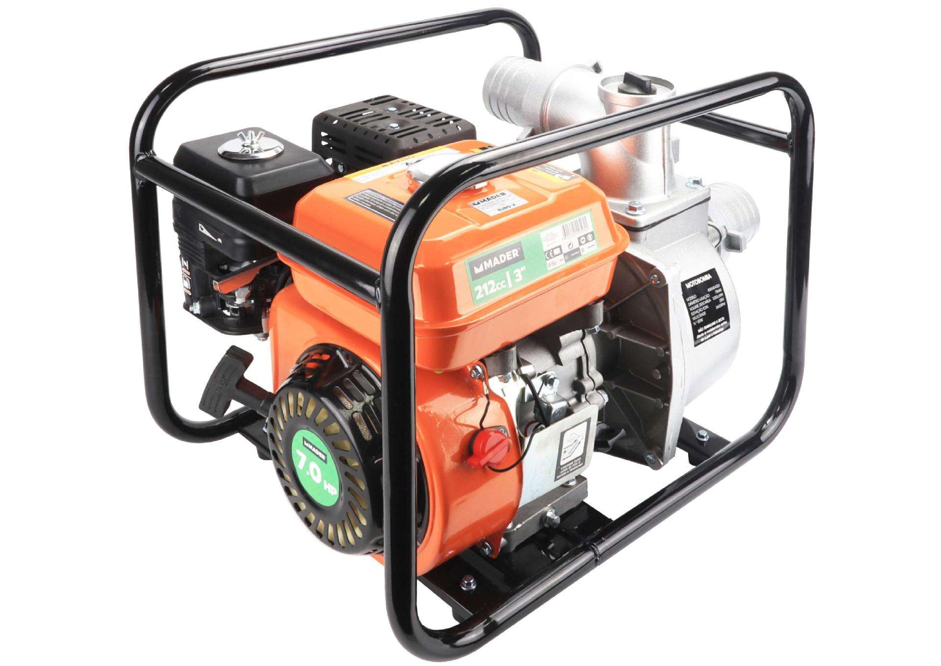 Motobomba, 212cc, 3, 60 m³/h refª 49525 MADER