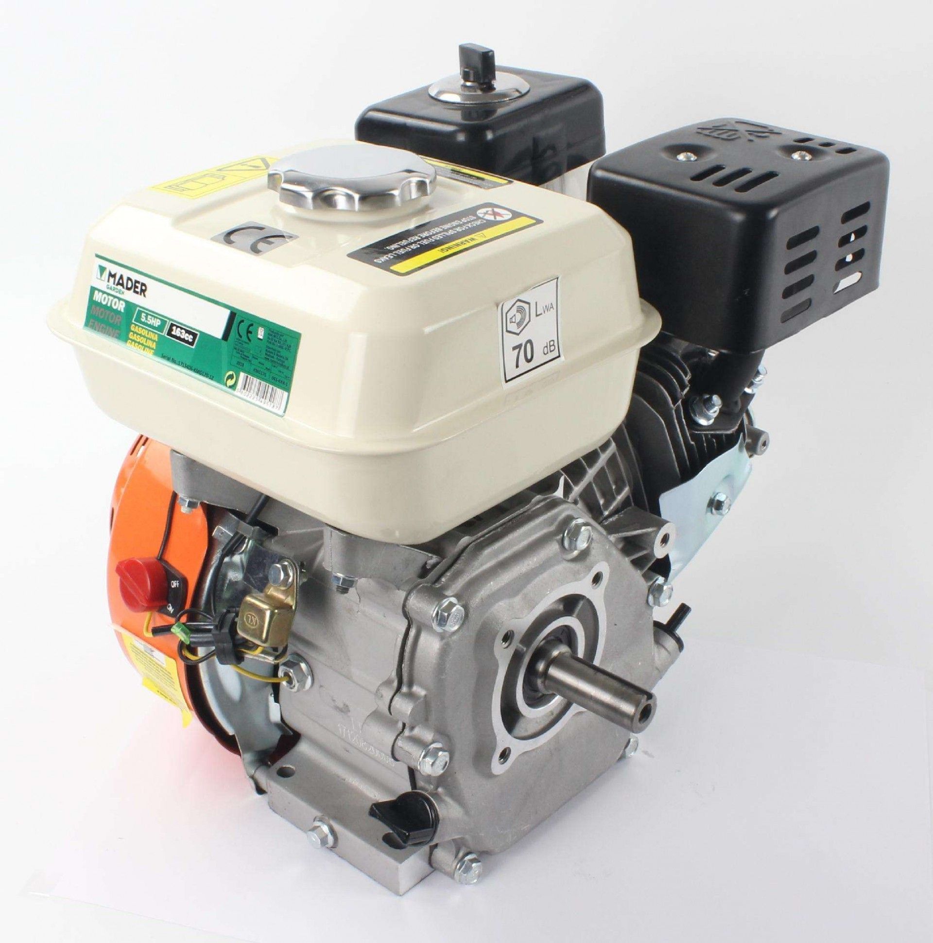 Motor Gasolina, 5.5HP, 163CC refª 49518 MADER