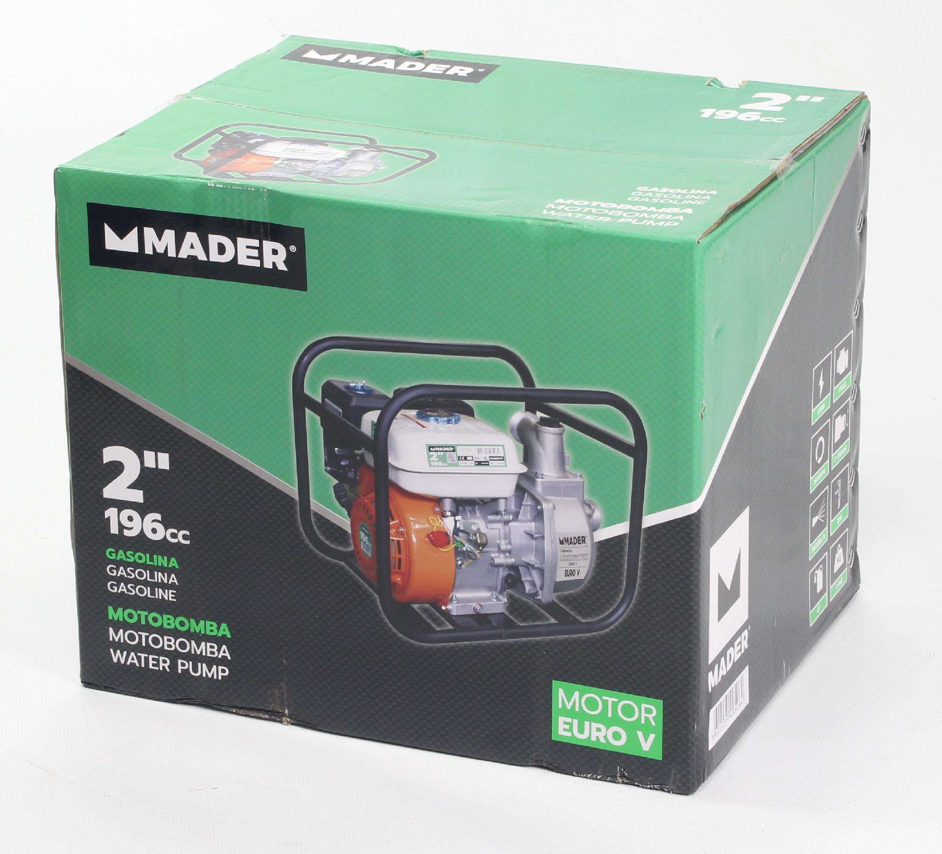 Motobomba, 5.5HP, 36000L/h refª 49506 MADER