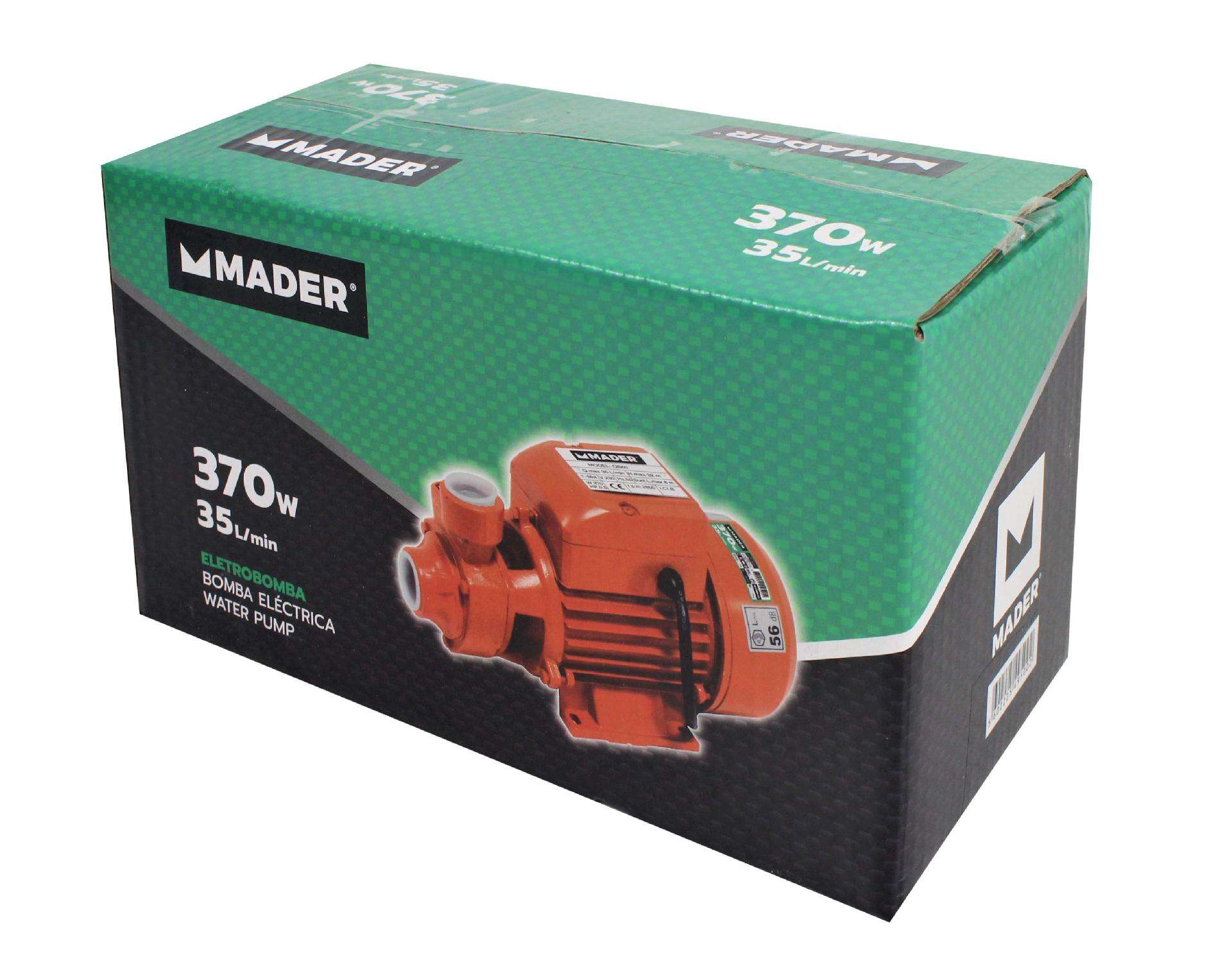 Eletrobomba, 370W, 30L/min refª 49500 MADER