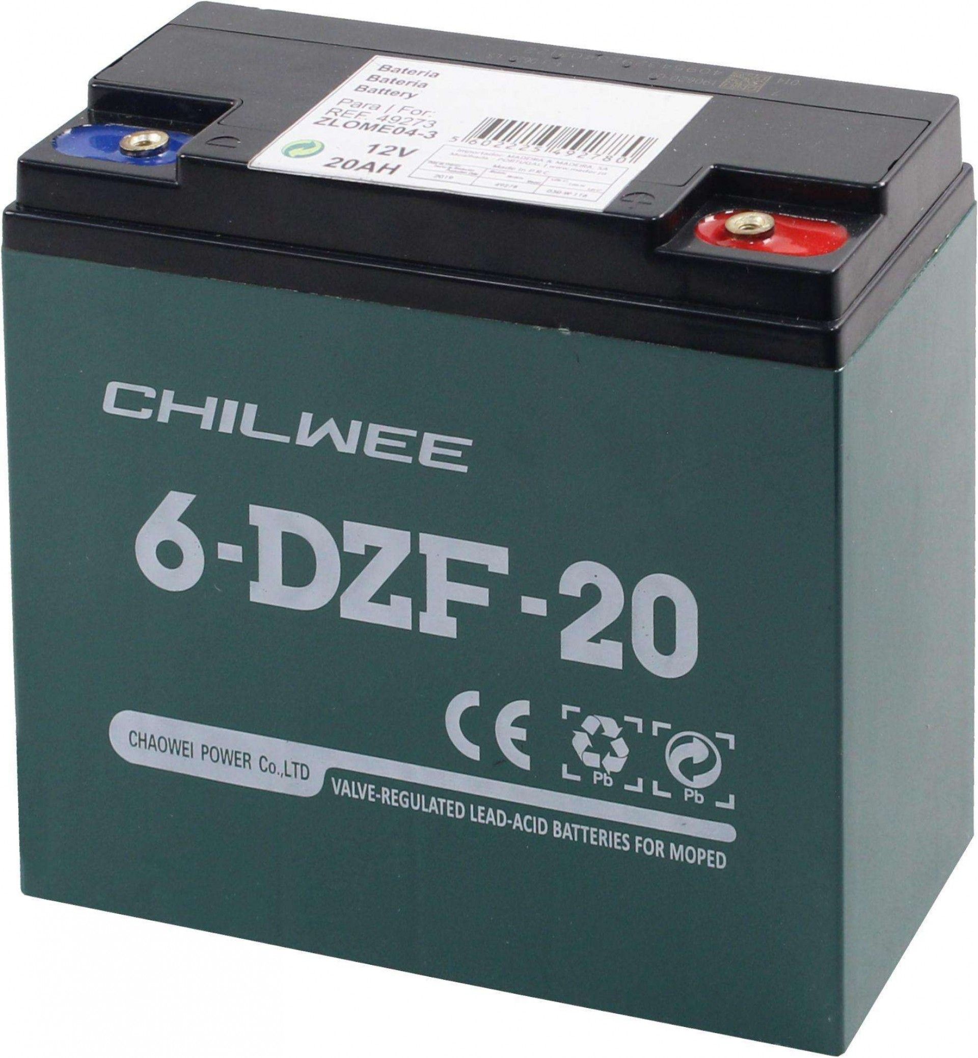 Bateria para Varejador, 12V-20Ah, 2H refª 49278 MADER