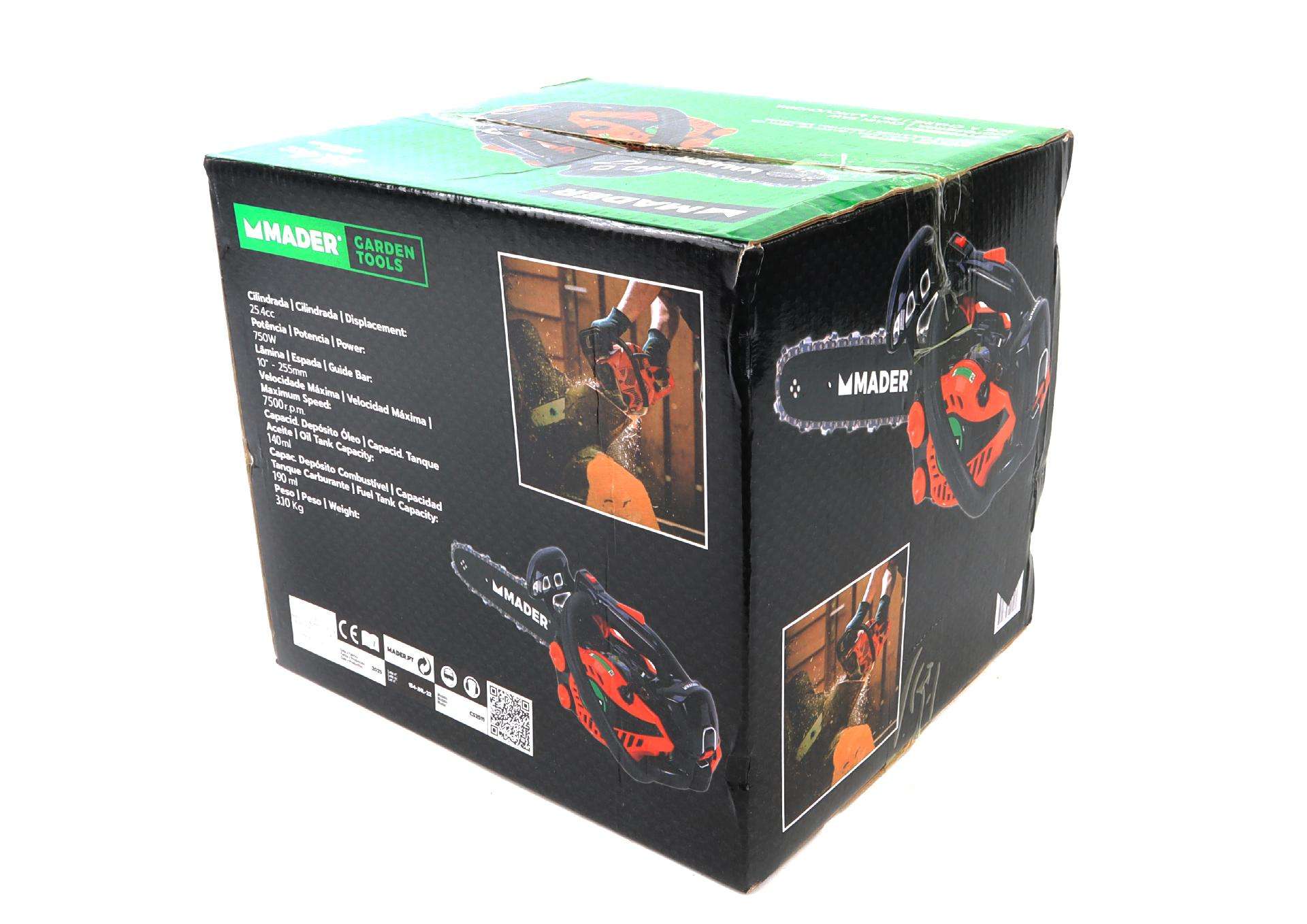 Motosserra podadora 25.4cc, 10" refª 49201 Mader