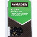 Corrente para Motosserra, Titânio, 3/8mini - 40E, 10 refª 49191 MADER Corrente para Motosserra, Titânio, 3/8mini - 40E, 10 refª 49191 MADER