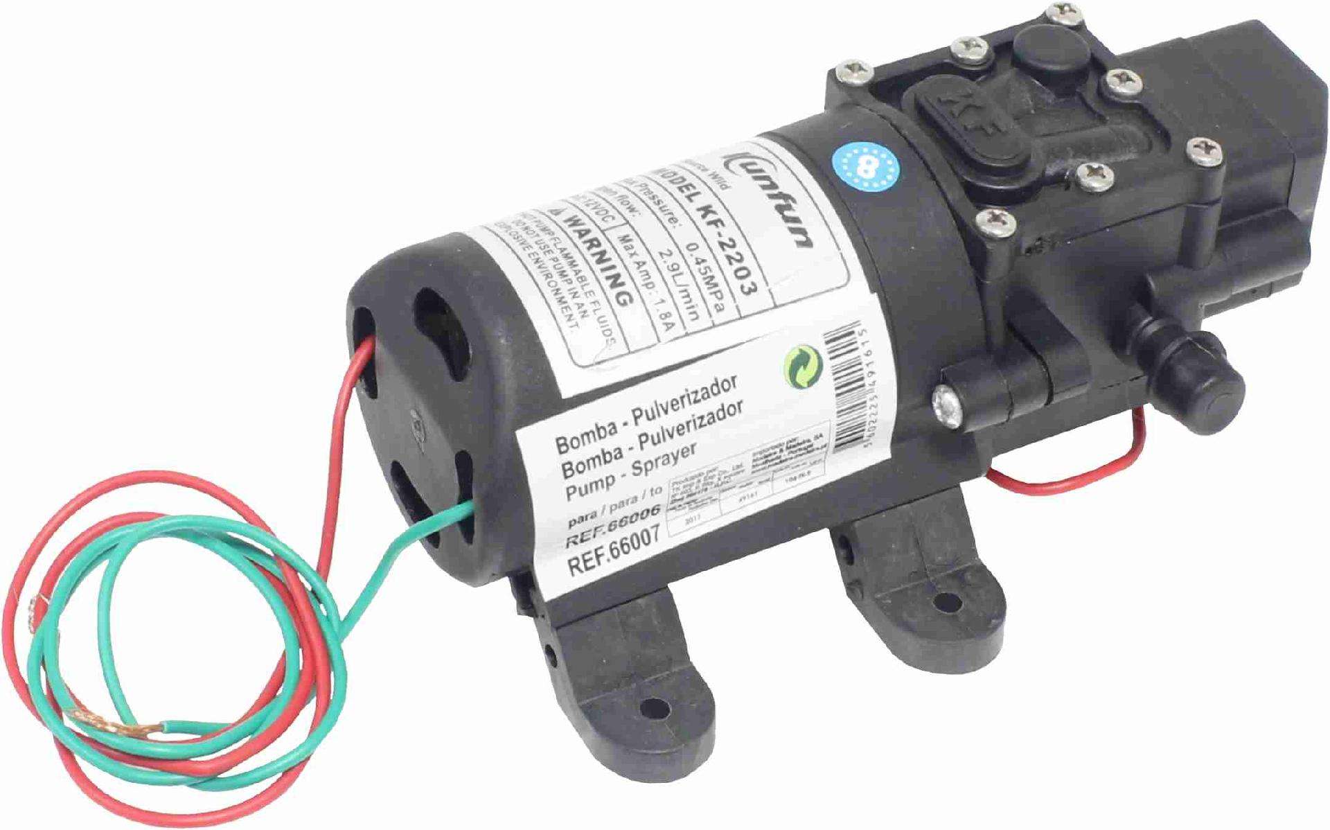 Bomba para Pulverizador a Bateria, 12V refª 49161 MADER