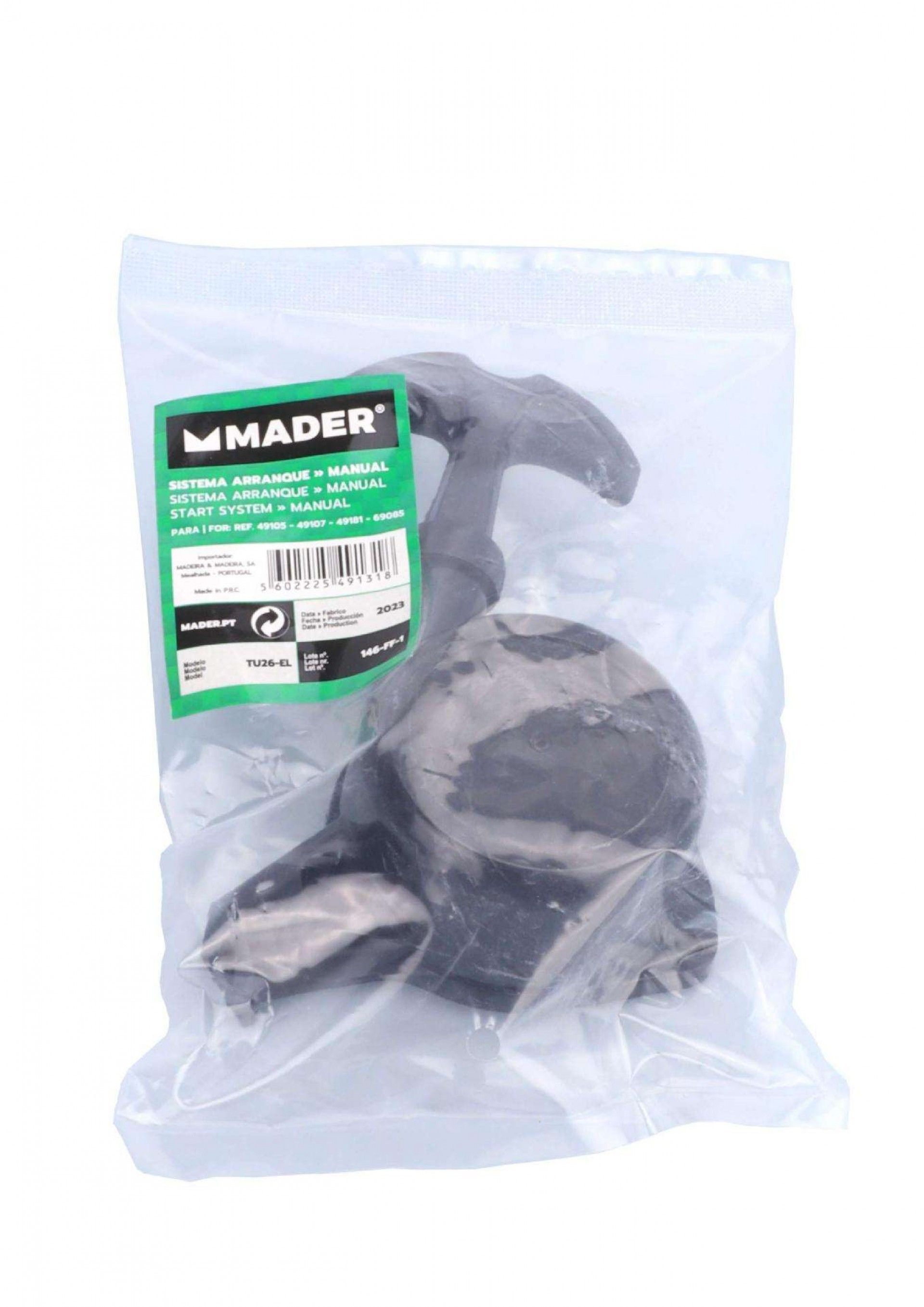 Sistema de Arranque Manual, para Atomizador refª 49131 MADER