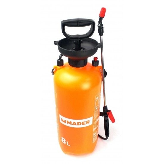 Pulverizador de Pressão, 8L, Lança Inox refª 49095 MADER Pulverizador de Pressão, 8L, Lança Inox refª 49095 MADER