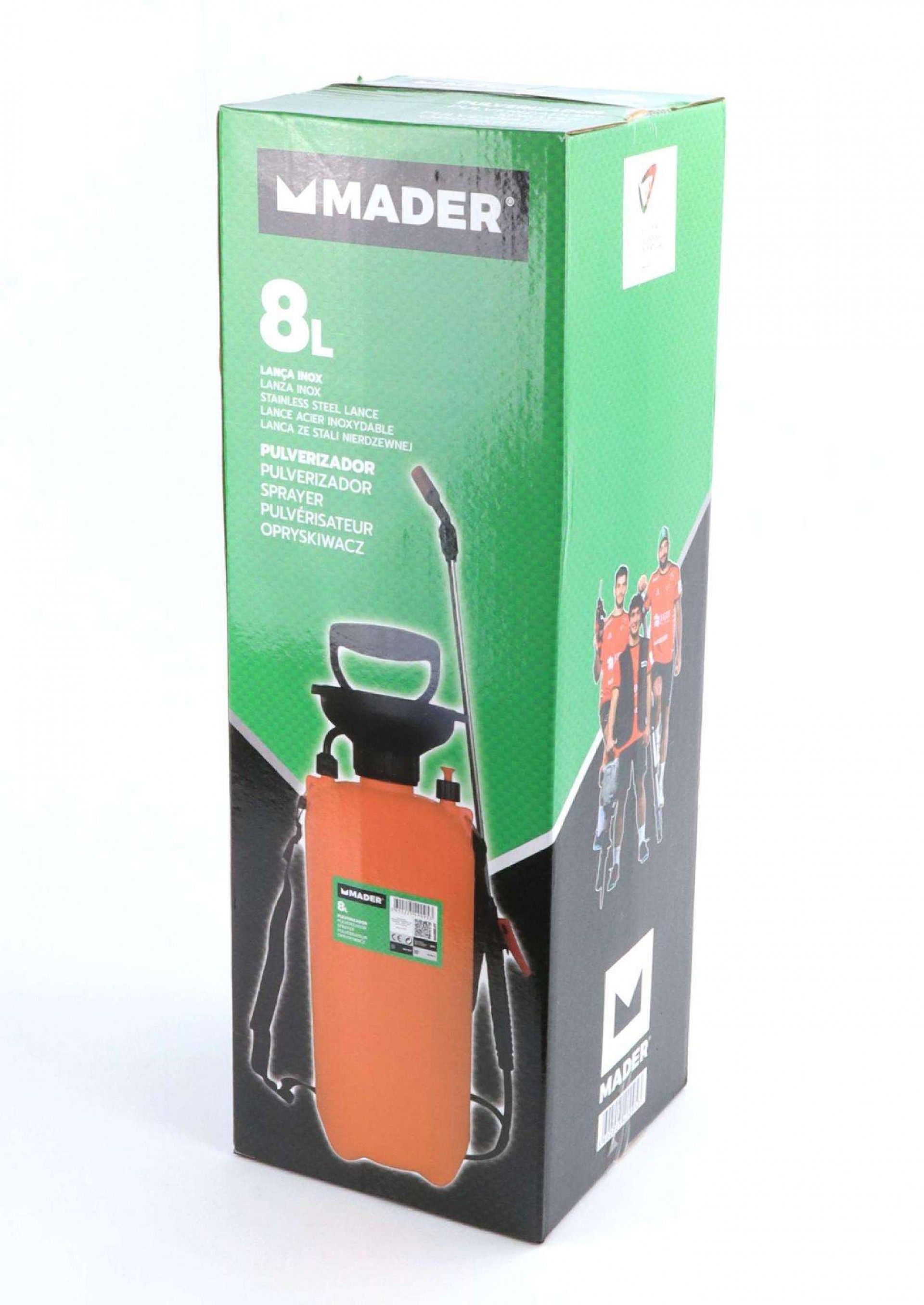Pulverizador de Pressão, 8L, Lança Inox refª 49095 MADER