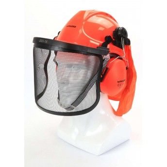 Capacete + Viseira + Auscultadores, 3Un ref 49059 MADER