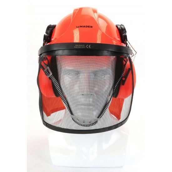 Capacete + Viseira + Auscultadores, 3Un refª 49059 MADER Capacete + Viseira + Auscultadores, 3Un refª 49059 MADER