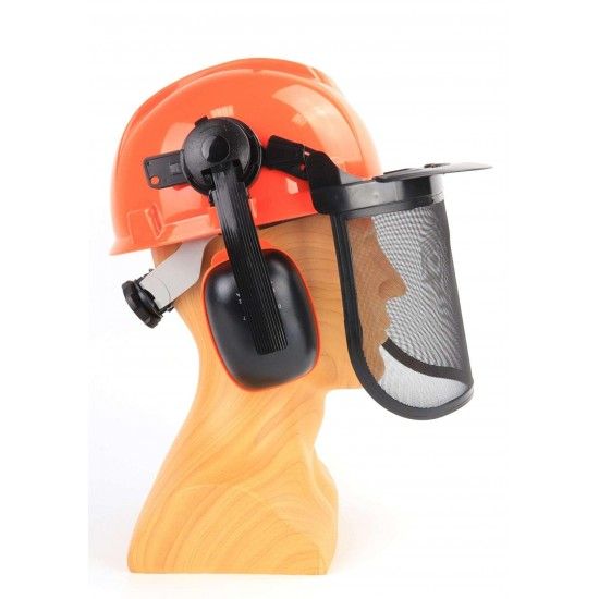 Kit Proteo, Capacete + Viseira + Auscultadores, 3Un ref 49040 MADER