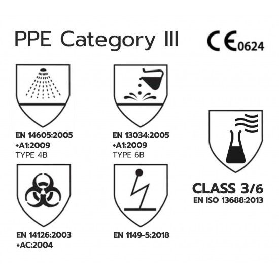 Fato de Proteção, 65g/m2, XL refª 49023 MADER Fato de Proteção, 65g/m2, XL refª 49023 MADER