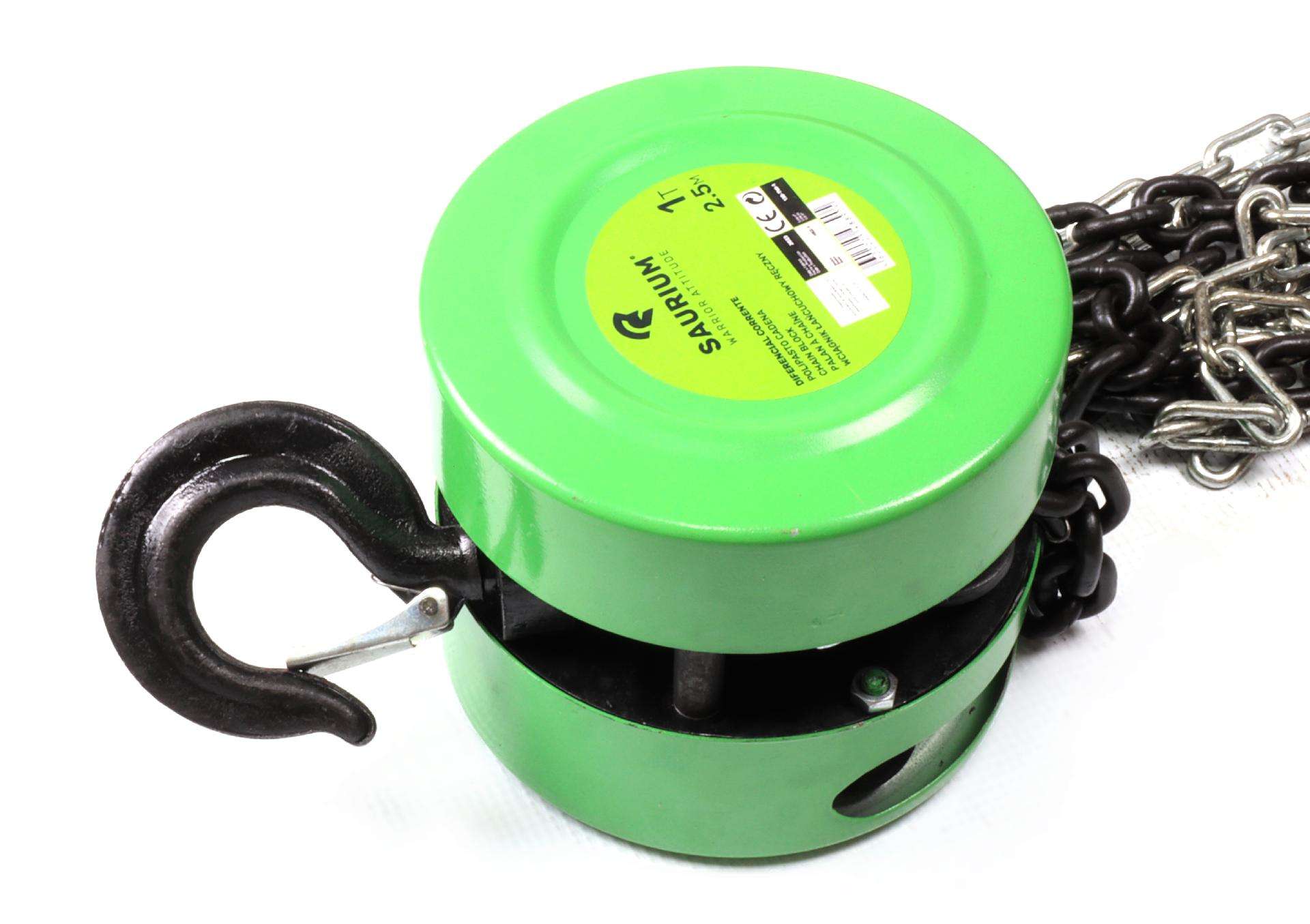 Diferencial com Corrente, 2.5m, 1Ton refª 48894 SAURIUM