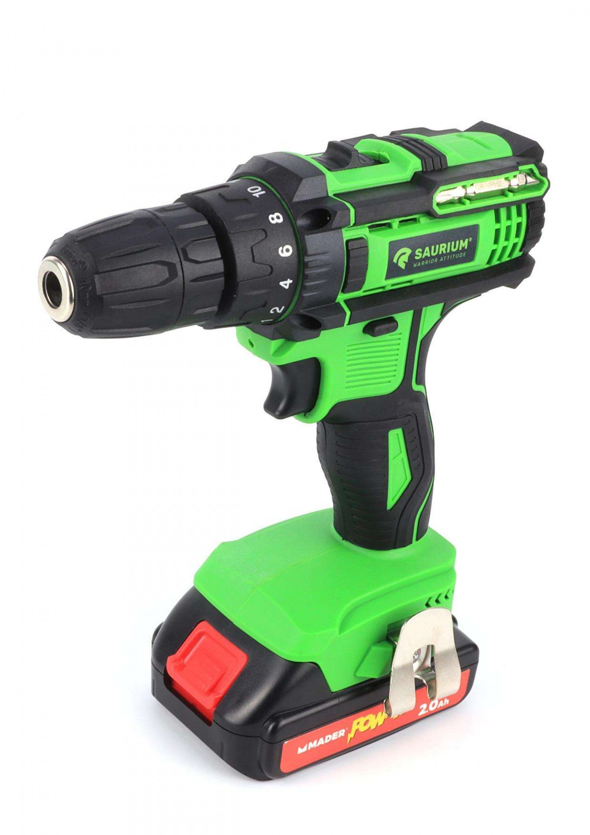 Berbequim Aparafusadora, a Bateria, 18/20V, 10mm, 29Nm refª 48845 SAURIUM