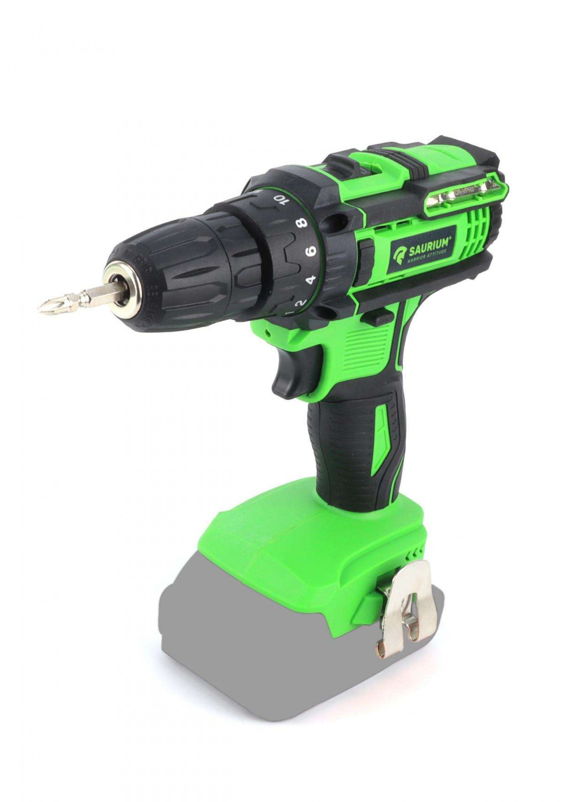 Berbequim Aparafusadora, a Bateria, 18/20V, 10mm, 29Nm refª 48845 SAURIUM