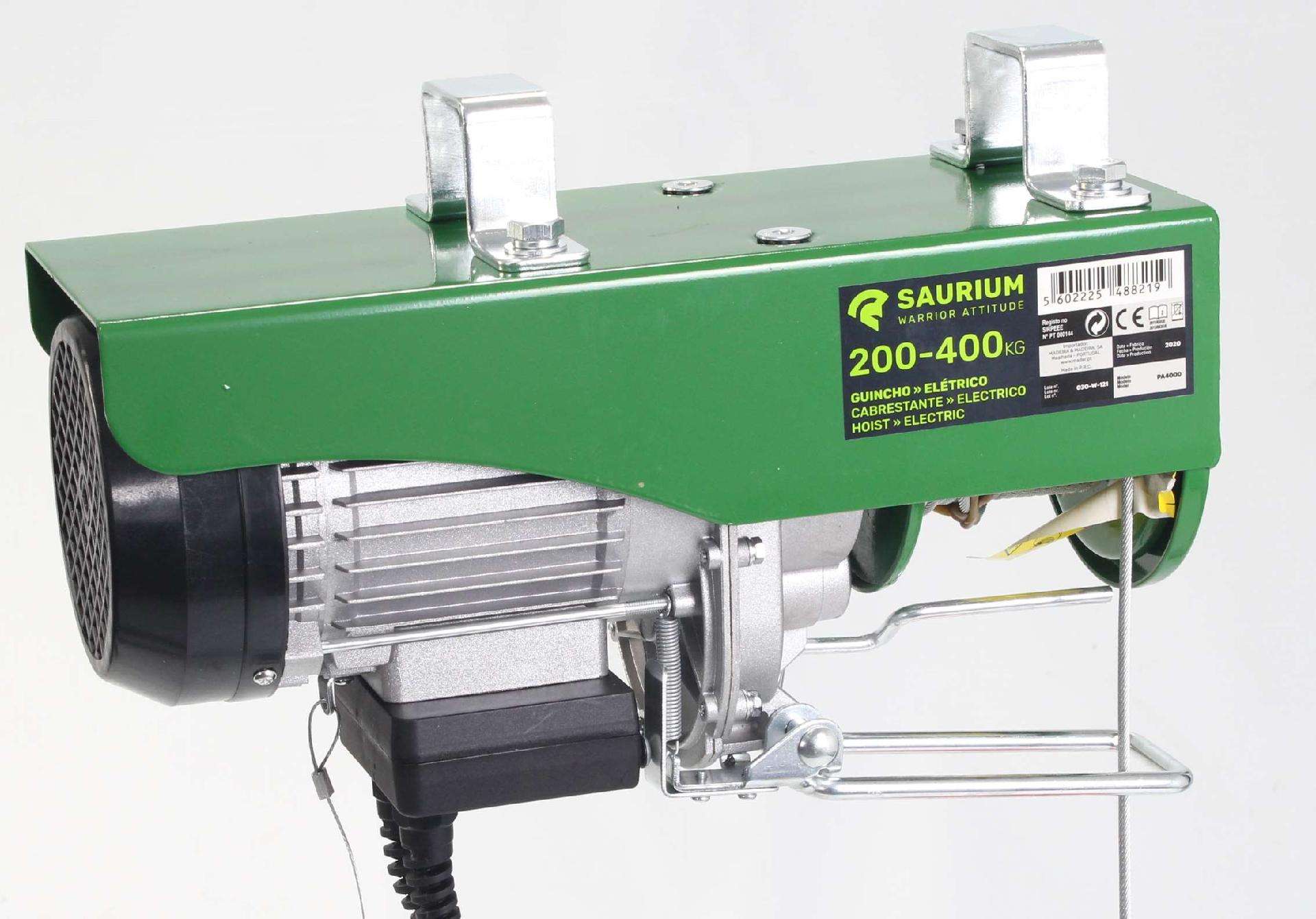 Guincho Elétrico, 200-400Kg refª 48821 SAURIUM