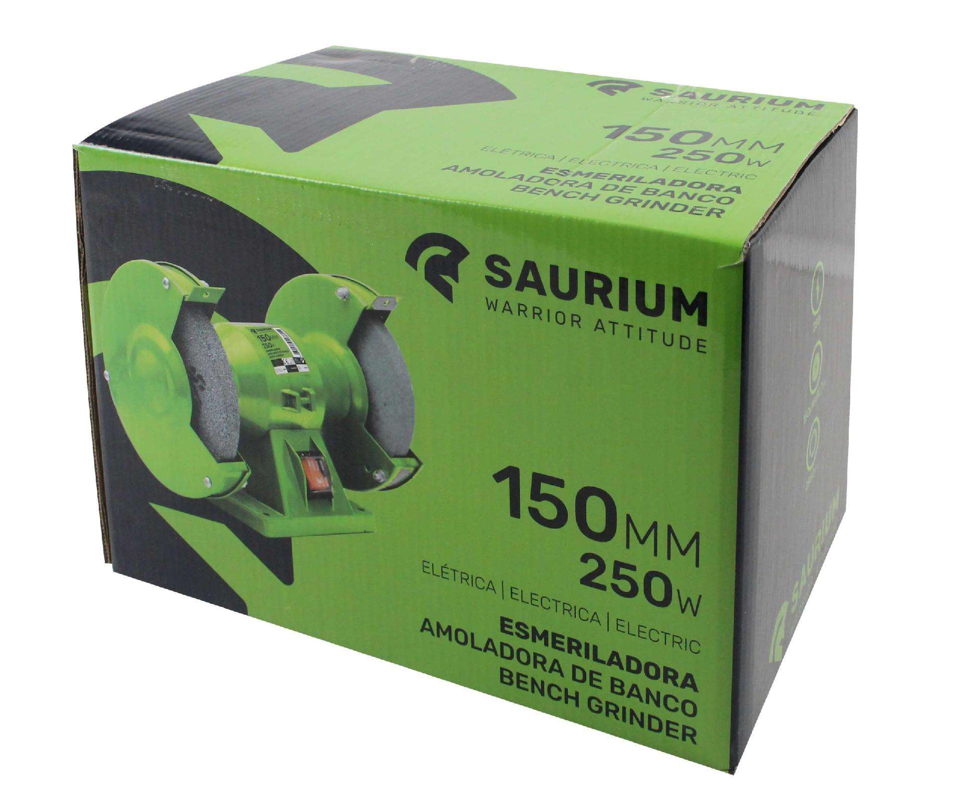 Esmeriladora, 250W, 150mm refª 48801 SAURIUM