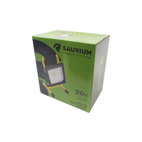 Foco LED Portátil, 20W, 1200LM refª 48799 SAURIUM Foco LED Portátil, 20W, 1200LM refª 48799 SAURIUM