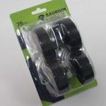 Rodizios Borracha Giratórios 4PÇ 75mm, 50Kg refª 48779 SAURIUM Rodizios Borracha Giratórios 4PÇ 75mm, 50Kg refª 48779 SAURIUM